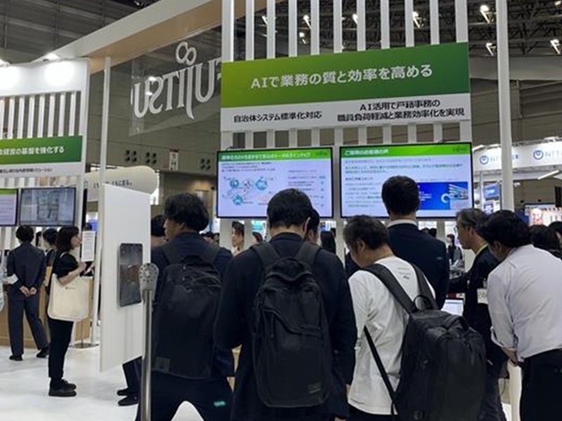 富士通Japanブース内様子