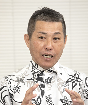 沖縄電力株式会社 うるま支店 配電サービスグループリーダー 玉城 良和 氏