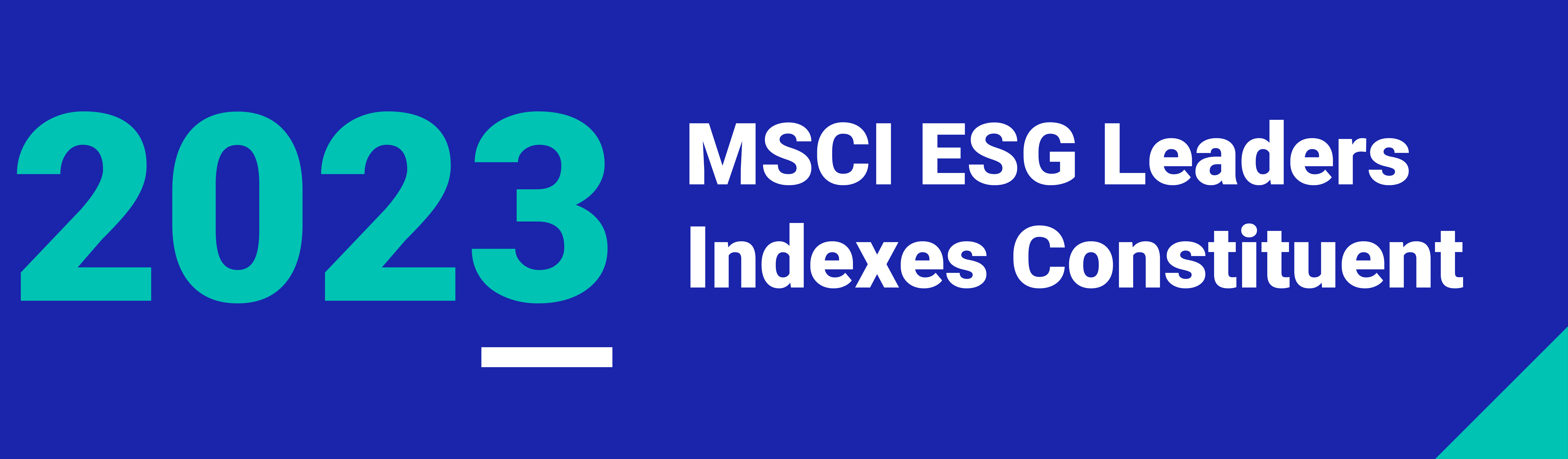 MSCI ESG Select Leaders Indexes (World)のロゴマーク