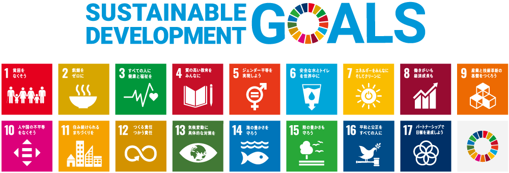 17の持続可能な開発目標(SDGs)のアイコン