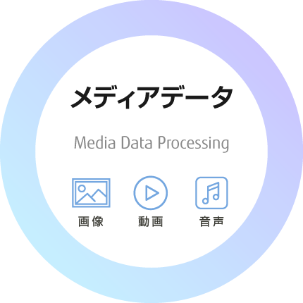 メディアデータ Media Data Processing 画像 動画 音声
