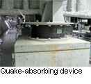 Quake-absorbing device