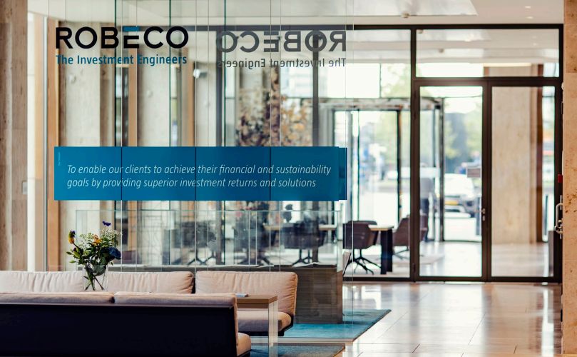 inside the building of Robeco