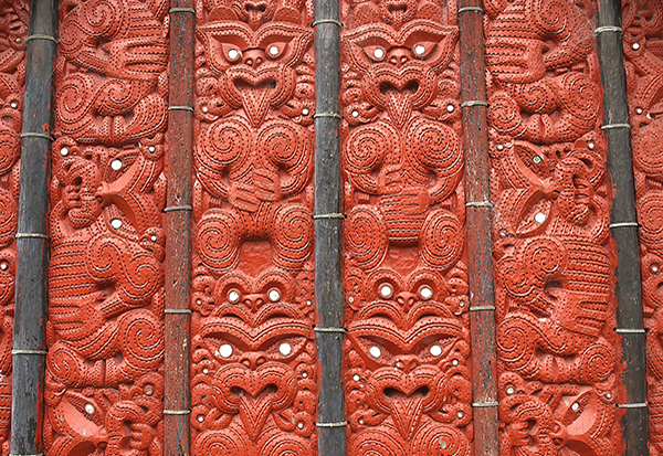 Maori art in Te Puia