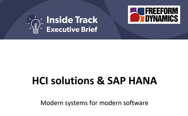 It’s time to think again – SAP HANA on HCI