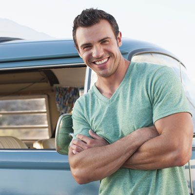 Cyber Defence Solution secures health service image - man leaning against car