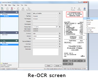Re-OCR screen