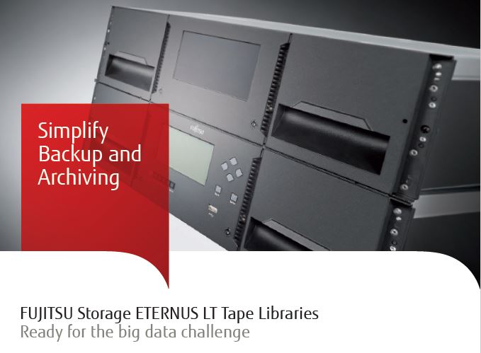 Flyer: ETERNUS LT Tape System