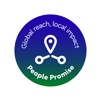People promise: Global reach, local impact