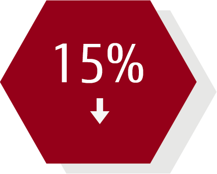 Hexagon - 15%