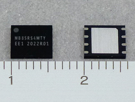 MB85RS4MTY 8-pin DFN（頂部・底部）