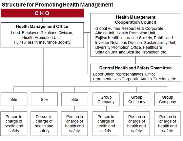 Structure of Health Management Promotion System