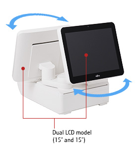 Displays on flexible arms