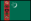 flag for Turkmenistan