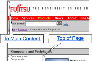 hidden jump link for audio browser users should be embedded hidden jump link for audio browser users should be embedded