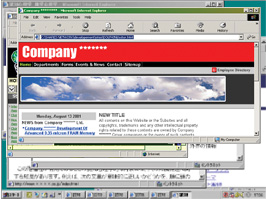 New browsers filling viewers screen New browsers filling viewers screen