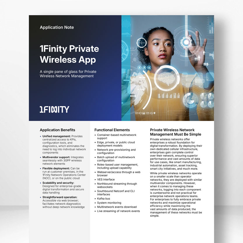 Private wireless app