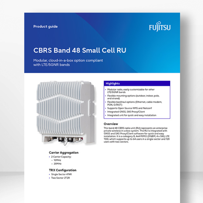 CBRS Band 48 Small Cell RU