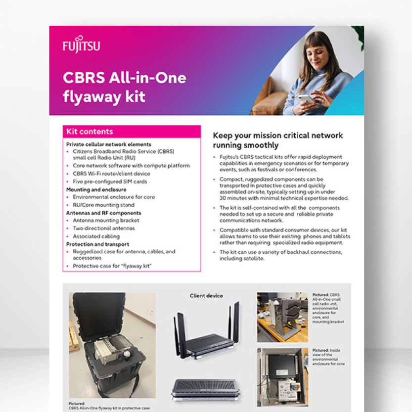 CBRS All-in-One flyaway kit